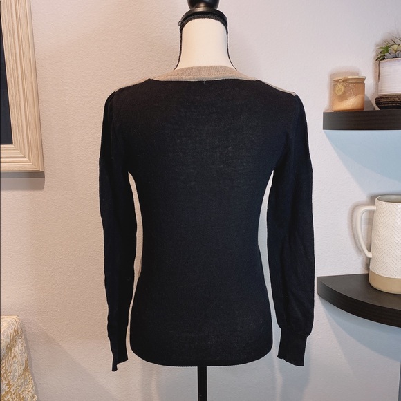 POOF Black and Gray Ribbon Print Shirt - Picture 3 of 6